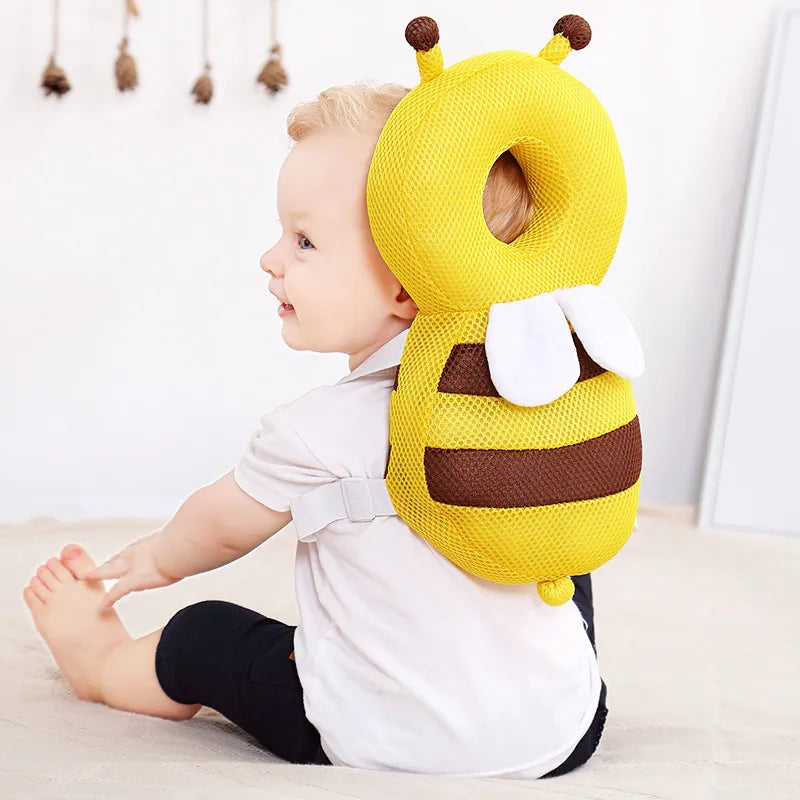 Bescherm je kleintje met onze schattige Bee Head & Back Protector.